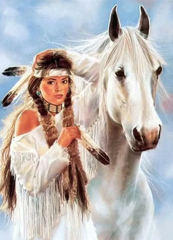 3053 Girl Horse